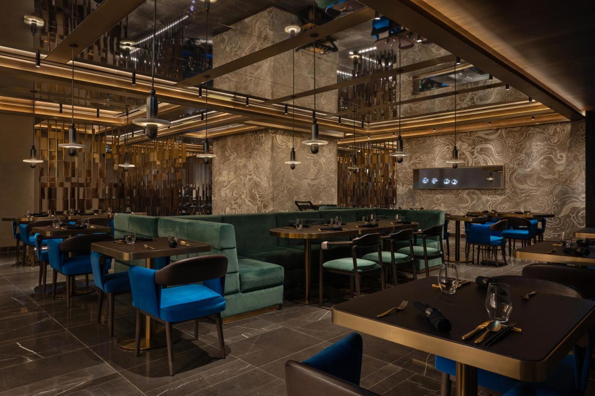 Hotel So/ Uptown Dubai Exterior foto The interior of the restaurant