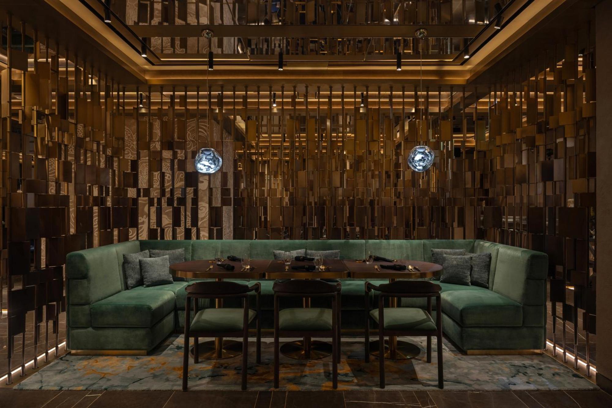 Hotel So/ Uptown Dubai Exterior foto Interior of the restaurant